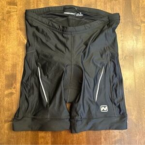 NEW Nishiki Cycling Tech Shorts‎ XL Black Padded Bike Tri Workout Gym